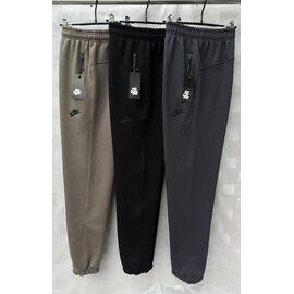 Штани спортивні чоловічі утеплені S1854 black р.48-58 "Shon" недорого оптом від прямого постачальника