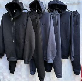 Костюм спортивний чоловічий S1798 black р.46-54 "Shon" недорого оптом від прямого постачальника