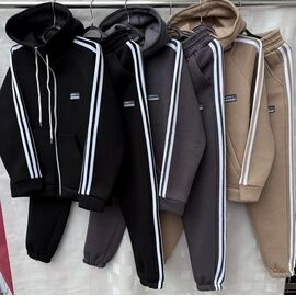 Костюм спортивний жіночий S1788 beige р.46-54 "Shon" недорого оптом від прямого постачальника