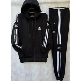 Костюм спортивний чоловічий S1884 black р.48-56 "Shon" недорого оптом від прямого постачальника