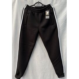 Штани спортивні чоловічі утеплені S730 black р.46-56 "Shoptime" недорого оптом від прямого постачальника