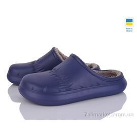 Сабо жіночі Весна/осінь Крок Сабо 114 синій (6 пар р.36-41) "Vladimir" недорого оптом від прямого постачальника