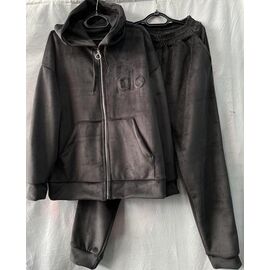 Костюм спортивний жіночий S705 black р.52-58 "Shoptime" недорого оптом від прямого постачальника