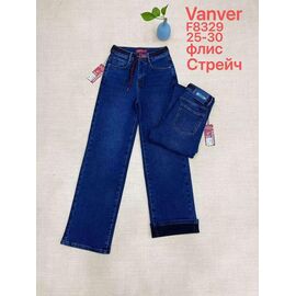 Джинси жіночі утеплені F8329 blue р.25-30 "Vanver" недорого оптом від прямого постачальника