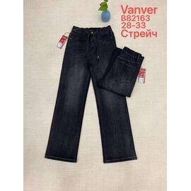 Джинси жіночі утеплені B82163 black р.28-33 "Vanver" недорого оптом від прямого постачальника