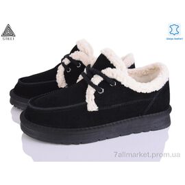 Фотография Туфли женские стильные зима UG310-2 шкіра (6 пар р.36-41) "STILLI Group" недорого оптом от прямого поставщика