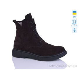 Фотография Ботинки женские стильные зима 23 корич.з. зима (6 пар р.37-41) "Sali" недорого оптом от прямого поставщика