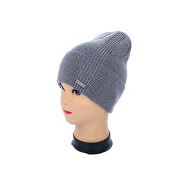 Фотография Шапка женская VC001-9 d.grey р.56-60 "Angelica" недорого оптом от прямого поставщика