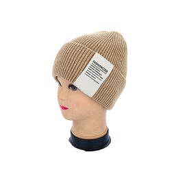 Шапка зимова жіноча Кашемір 002-7 beige р.56-60 "Angelica" недорого оптом від прямого постачальника