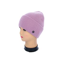 Шапка зимова жіноча Кашемір 001-1 pink р.56-60 "Angelica" недорого оптом від прямого постачальника