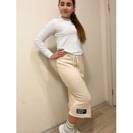 Спідниця дитяча на дівчинку M226 beige р.one size "Moda school" недорого оптом від прямого постачальника