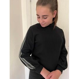 Фотография Свитер детский на девочку M238 black р.140-158 "Moda school" недорого оптом от прямого поставщика