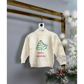 Фотография Свитер детский унисекс 124280 l.beige р.98-122 "Delfinka" недорого оптом от прямого поставщика