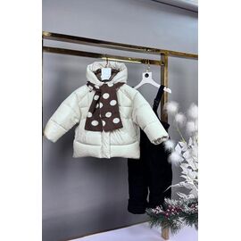 Фотография Костюм детский на девочку 1801 grey р.86-110 "Delfinka" недорого оптом от прямого поставщика