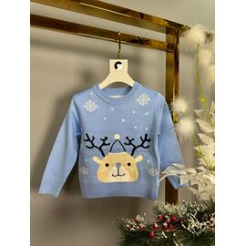 Светер Дитячий унісекс 244 l.blue р.98-122 "Delfinka" недорого оптом від прямого постачальника