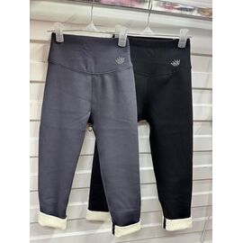 Лосини дитячі теплі на дівчинку 25602 black р.110-140 "Delfinka" недорого оптом від прямого постачальника