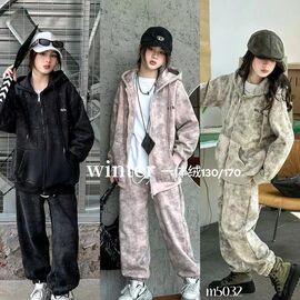 Фотография Костюм детский спортивный тёплый на девочку 5032 khaki р.130-170 "Delfinka" недорого оптом от прямого поставщика