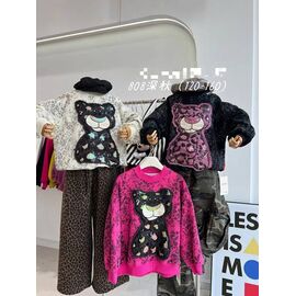 Фотография Свитер детский на девочку 808 pink р.120-160 "Delfinka" недорого оптом от прямого поставщика