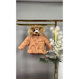 Фотография Курка детская зимняя на мальчика 926 beige р.80-104 "Delfinka" недорого оптом от прямого поставщика