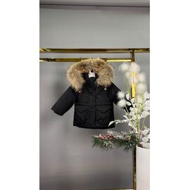 Фотография Курка детская зимняя на мальчика 9609 black р.80-104 "Delfinka" недорого оптом от прямого поставщика