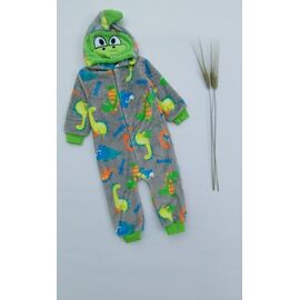 Фотография Комбинезон детский тёплый на мальчика B654 grey р.26-30 "Baykush" недорого оптом от прямого поставщика