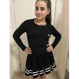 Светер Дитячий на дівчинку M326 black р.152-164 "Moda school" недорого оптом від прямого постачальника