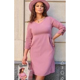 Фотография Платье женское 820 pink р.50-54 "Potok" недорого оптом от прямого поставщика