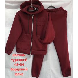 Фотография Костюм спортивный женский HN888 wine р.48-54 "Hoan" недорого оптом от прямого поставщика