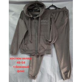 Фотография Костюм спортивный женский HN889 d.beige р.48-54 "Hoan" недорого оптом от прямого поставщика