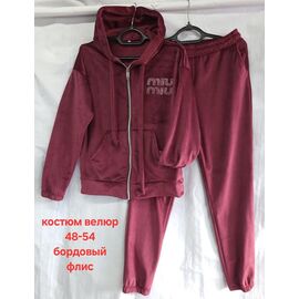Фотография Костюм спортивный женский HN894 wine р.48-54 "Hoan" недорого оптом от прямого поставщика