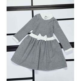 Сукня дитяча утеплена на дівчинку 574-1 grey р.110-128 "Kosmy" недорого оптом від прямого постачальника
