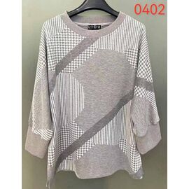 Фотография Свитер женский 0402 l.grey р.52-62 "LIDA" недорого оптом от прямого поставщика