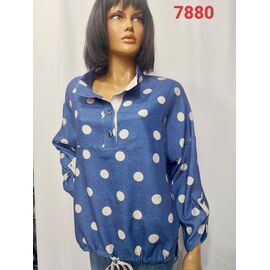 Фотография Свитер женский 7880 blue р.52-62 "LIDA" недорого оптом от прямого поставщика