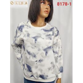 Светр жіночий 8178-1 white р.52-62 "LIDA" недорого оптом від прямого постачальника