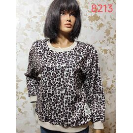 Фотография Свитер женский 8213 grey-brown р.52-62 "LIDA" недорого оптом от прямого поставщика