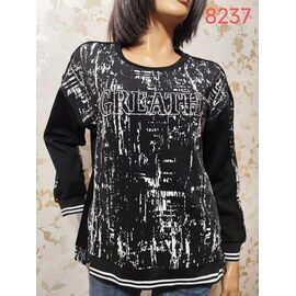 Фотография Свитер женский 8237 black р.52-62 "LIDA" недорого оптом от прямого поставщика