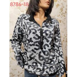 Светр жіночий 8786-18 l.grey р.52-62 "LIDA" недорого оптом від прямого постачальника