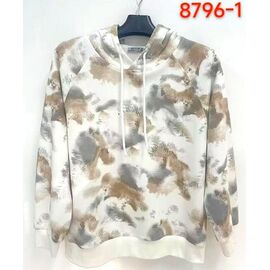 Фотография Свитер женский 8796-1 white-beige р.52-62 "LIDA" недорого оптом от прямого поставщика