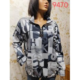 Фотография Свитер женский 9470 grey р.52-62 "LIDA" недорого оптом от прямого поставщика