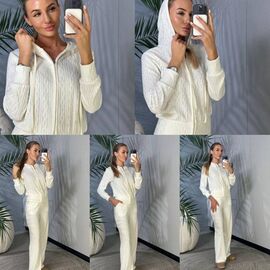 Фотография Костюм женский 1535 milk р.42-48 "BONJOUR" недорого оптом от прямого поставщика