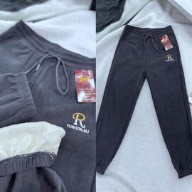 Фотография Штаны женские утеплённые 2033 d.grey р.2XL-6XL "BONJOUR" недорого оптом от прямого поставщика