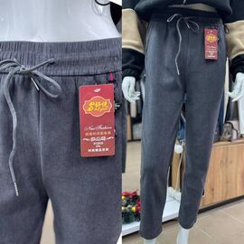 Фотография Штаны женские утеплённые 2036 d.grey р.2XL-6XL "BONJOUR" недорого оптом от прямого поставщика