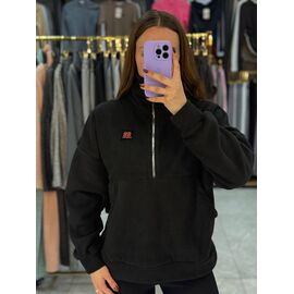 Фотография Худи женское 4253 black р.42-48 "BONJOUR" недорого оптом от прямого поставщика