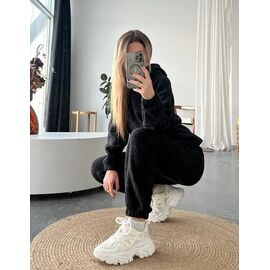 Фотография Костюм спортивный женский 5132 black р.42-48 "BONJOUR" недорого оптом от прямого поставщика