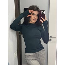 Фотография Свитер женский 5134 green р.42-48 "BONJOUR" недорого оптом от прямого поставщика