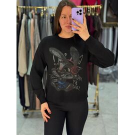 Фотография Свитер женский 925 black р.42-46 "BONJOUR" недорого оптом от прямого поставщика