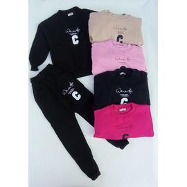 Фотография Костюм детский спортивный тёплый на девочку 231149 pink р.116-134 "Meloria" недорого оптом от прямого поставщика