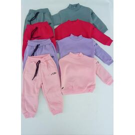 Фотография Костюм детский спортивный тёплый на девочку 24258 green р.2-6 "Meloria" недорого оптом от прямого поставщика