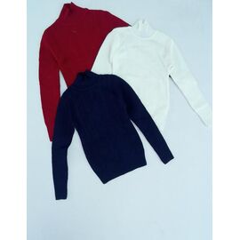 Фотография Свитер детский на девочку 4540 navy р.7-9 "Meloria" недорого оптом от прямого поставщика