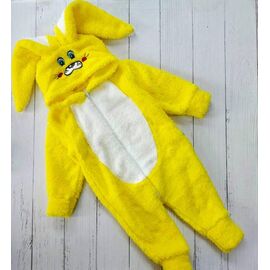 Фотография Кигуруми детский утеплённый на девочку ML2744 yellow р.4-6 "Meloria" недорого оптом от прямого поставщика